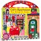 eeBoo: Cat’s Apartment Sticker Book - 200+ Charming Animal-Themed Stickers, 3 Sizes: Little-Big-Very Big, Carry Handle, Arts & Crafts Play, Kids 3+